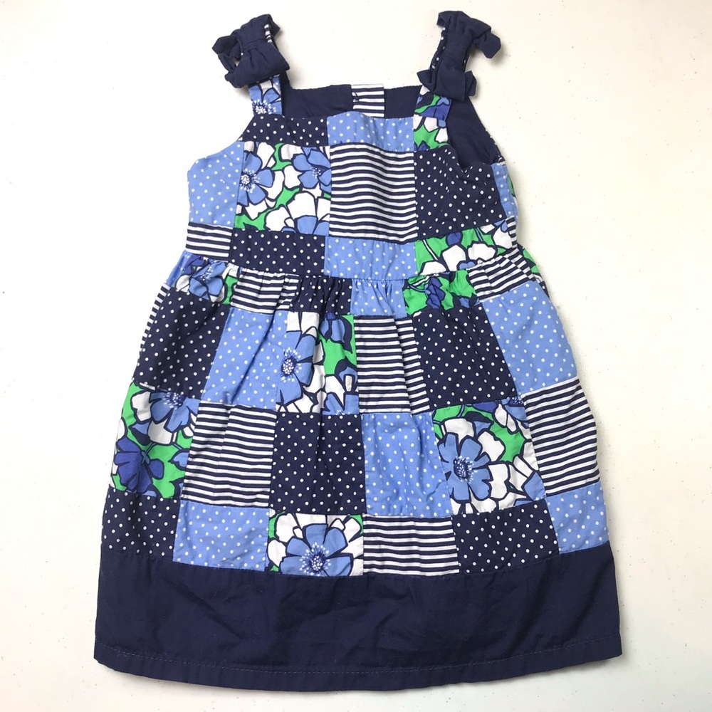 COPY - Gymboree patchwork cotton summer spring dress 6-12